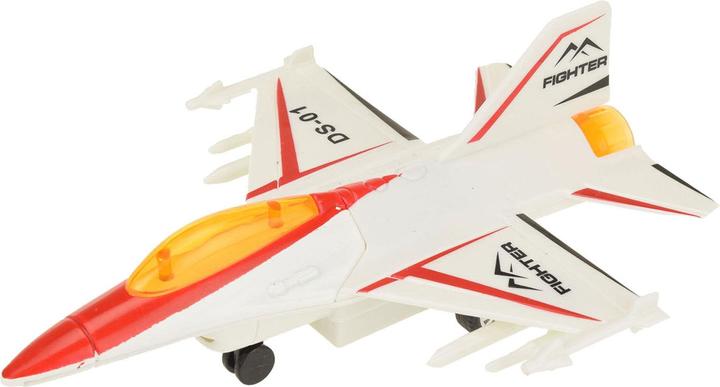 Actual product image Toi-Toys Retractable metal fighter aircraft