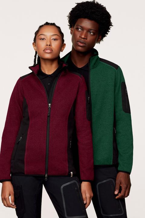 Image du produit Hakro Veste en polaire tricotée Dawson anthracite chiné, L (L)