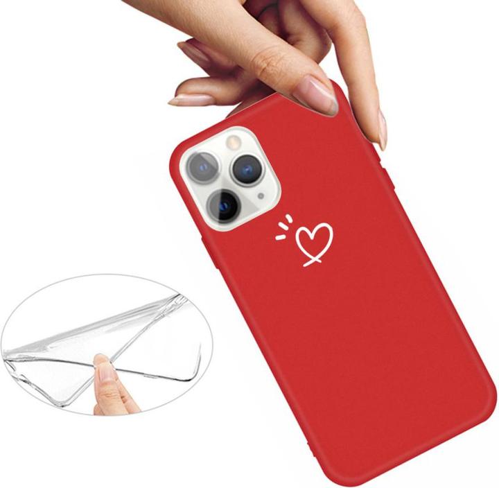 Image du produit Ueli Express iPhone 11 Pro Coque fine en caoutchouc TPU coeur rouge (Apple iPhone 11 Pro)
