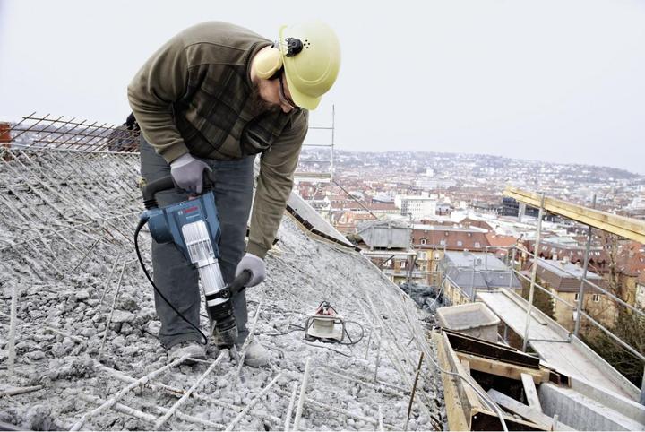 Actual product image Bosch Professional Impact hammer with SDS max GSH 11 VC, with additional handle (Electrical connection)