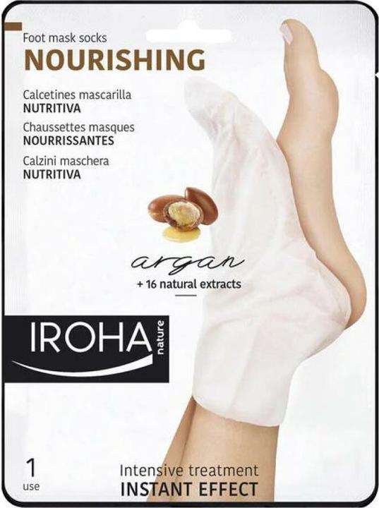 Actual product image Iroha Nature Nature - Foot Mask Socks Nourishing (Foot mask, 18 ml)