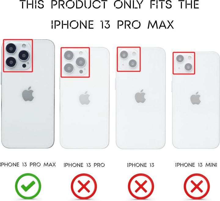Produktbild Nalia Leder Look Silikon Handyhülle (Apple iPhone 13 Pro Max)
