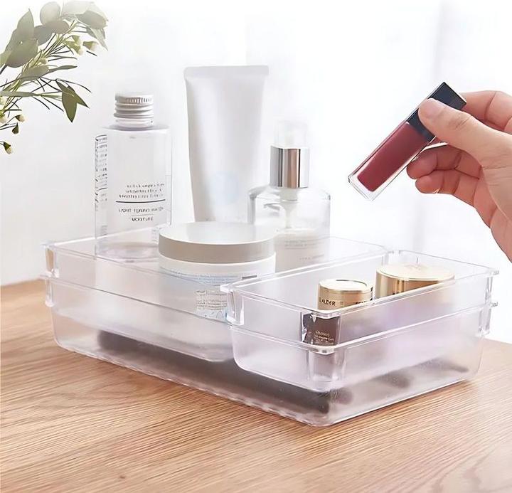 Actual product image Hermex Drawer organiser (24.5 x 16.5 x 5 cm, 16.5 x 16.5 x 5 cm, 16.5 x 8.5 x 5 cm, 8 x 8 x 5 cm, 24.5 x 8.5 x 5 cm)