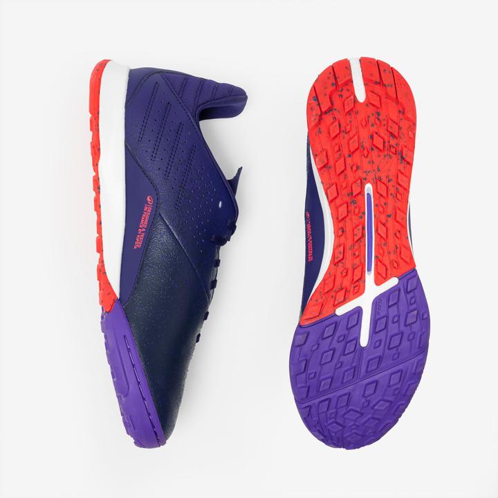 Actual product image Kipsta Damen/Herren Fussball Multinockenschuhe Turf - Viralto I TF violett/blau (47)