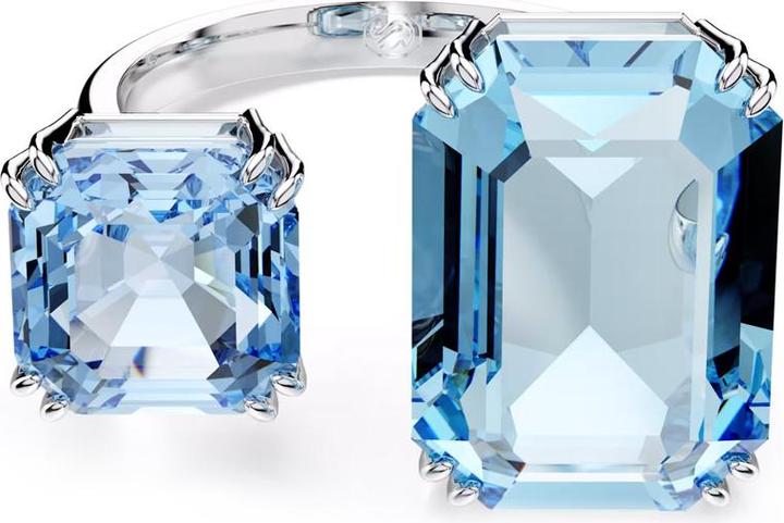 Produktbild Swarovski Millenia Offener Ring Oktagon Schliff Blau (58)