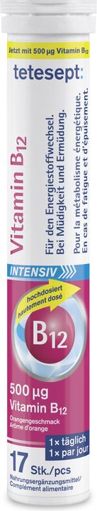 Produktbild Tetesept Vitamin B12 (17 Stück, Brausetablette, 129 g)