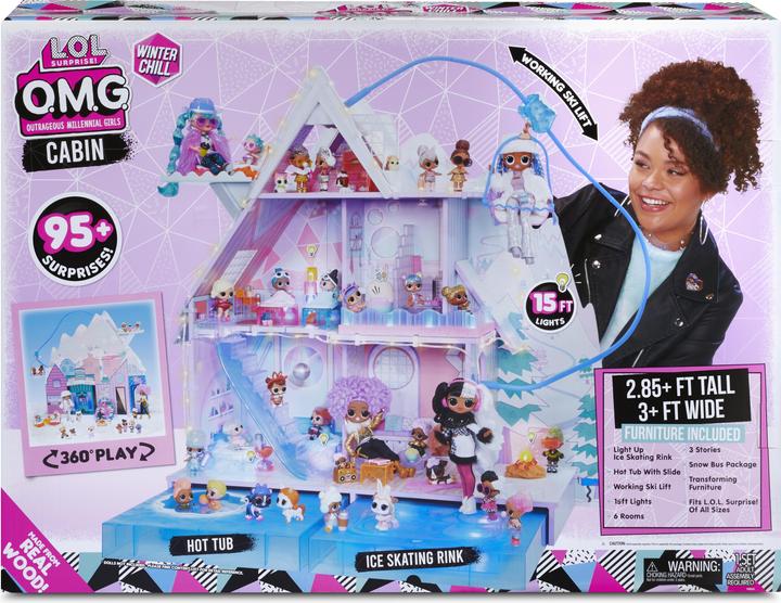Actual product image MGA L.O.L. Surprise OMG Winter Chill Cabin