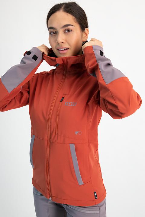Produktbild ION Bike Jacket Shelter 2L Softshell women - spicy-red (L)