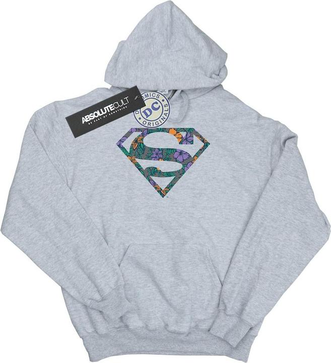 Superman Floral Logo 1 Kapuzenpullover