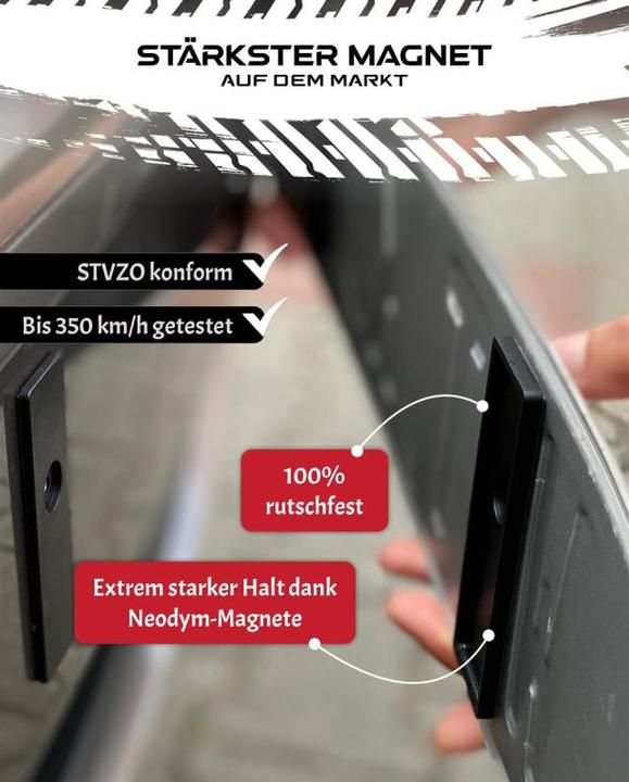 Produktbild Ivality Kennzeichenhalterungsset (Front + Heck, Universal)