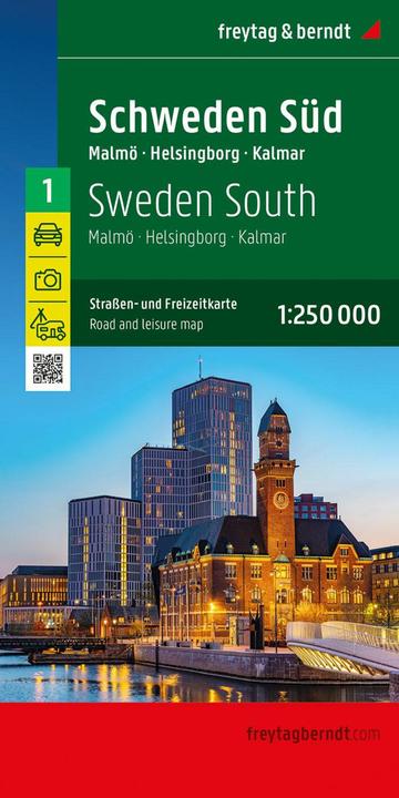 Produktbild Schweden Süd, Strassen- und Freizeitkarte 1:250.000, freytag & berndt