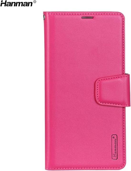 Immagine prodotto Hanman Samsung Galaxy S21 Plus - Custodia Mill flip con 3 slot per carte di credito, rosa (Samsung Galaxy S21+)
