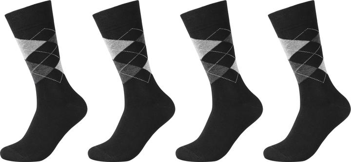 Produktbild Camano Men ca-soft classic argyle Socken 4p (4er Pack, 39, 42)