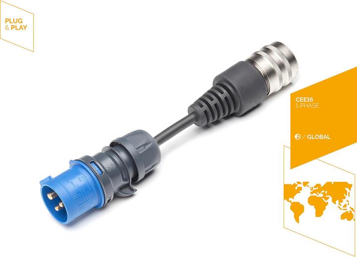 Immagine prodotto Juice Technology Juice Booster Adapter Industriestecker (CEE16 blu, 3.70 kW, 16 A, 0.50 m)