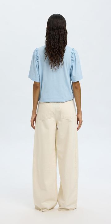 Image du produit Selected Femme Slfpenelope 2/4 Ruffle Tee Noos (M)