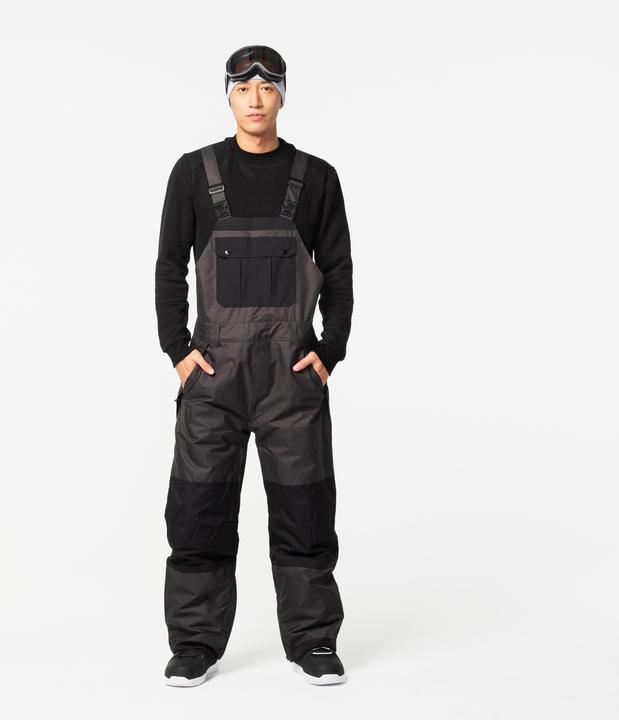 Produktbild Dreamscape Snowboardhose Latzhose Erwachsene wasserdicht - 500 schwarz (M)