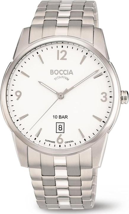Produktbild Boccia 3632-01 Herrenuhr Titanium 40mm 10ATM (Analoguhr, 39 mm)