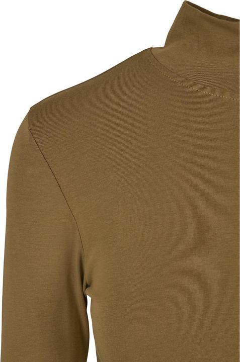 Actual product image Urban Classics Ladies Organic Cropped Turtelneck Longsleeve - 16513 (S)