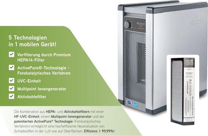 Image du produit ActivePure ENITEK Beyond Guardian Air – Mobiler Hochleistungs-Luftreiniger