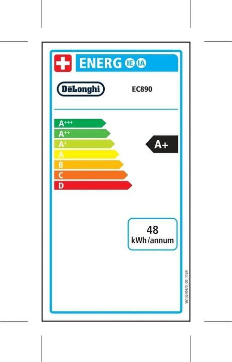 Energie-Label De'Longhi Dedica Duo