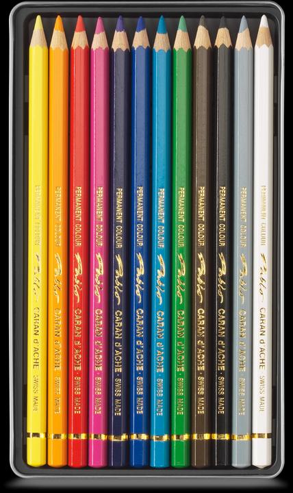 Actual product image Caran d'Ache Pablo Metallschachtel (Multicoloured, 12 x)