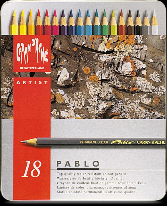 Actual product image Caran d'Ache Pablo Metallschachtel (Multicoloured, 18 x)