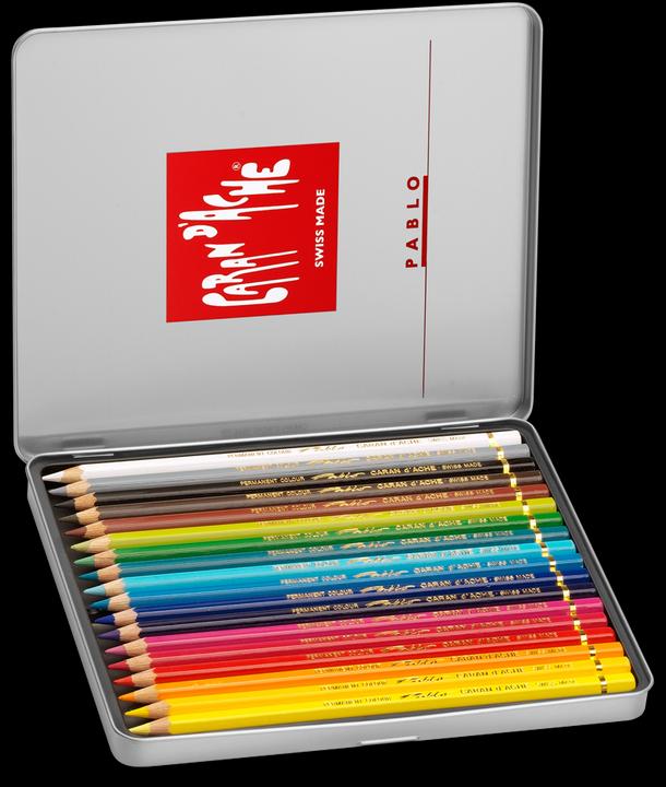 Actual product image Caran d'Ache Pablo Metallschachtel (Multicoloured, 18 x)