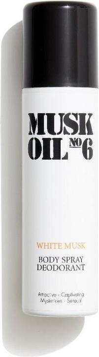Gosh Moschusöl Nr. 6 Weisser Moschus Anti-Transpirant Deodorant Spray für Männer - 150 ml (Spray, 150 ml)