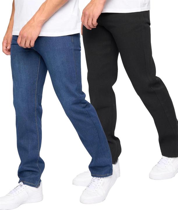 Actual product image Universal Textiles Mens Sazzi Straight Jeans (Pack of 2) (38)