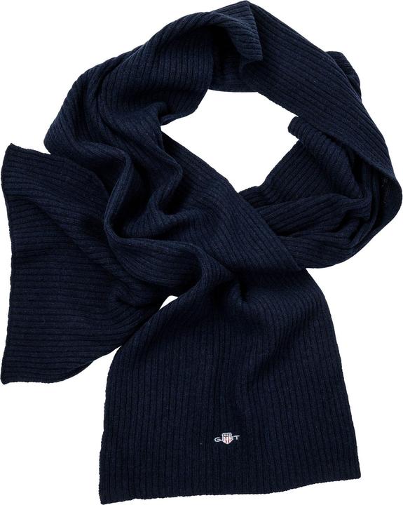 Actual product image GANT Echarpe en Maille Côtelée - Marine