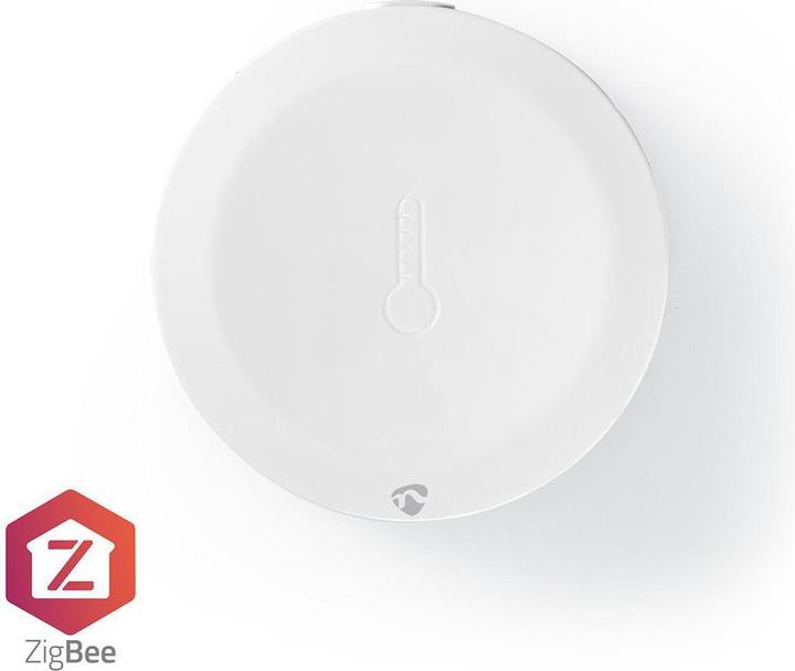 Produktbild Nedis Smart Klimasensor ZBSC10WT | Zigbee 3.0 | Batteriebetrieben | Android™ / IOS | Weiss