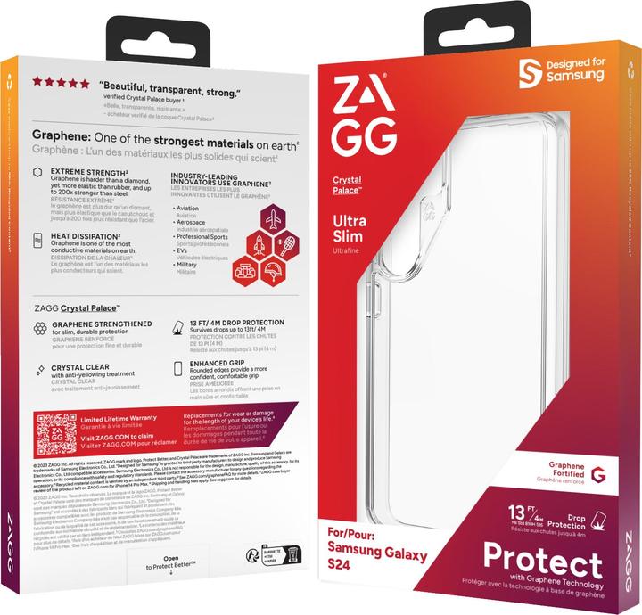 Produktbild Zagg Crystal Palace (Samsung Galaxy S24+)