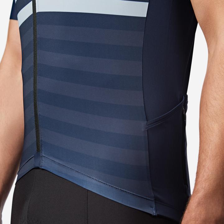 Produktbild Van rysel Rennrad Fahrradtrikot Sommer kurzarm Herren Slimfit Endurance 2 dunkelblau (L)