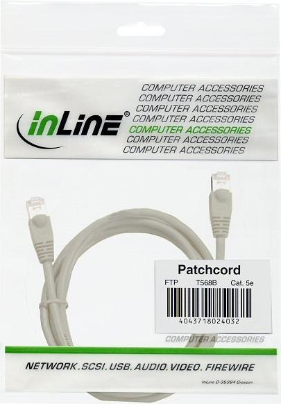 Immagine prodotto InLine Cavo patch (F/UTP, CAT5e, 5 m)