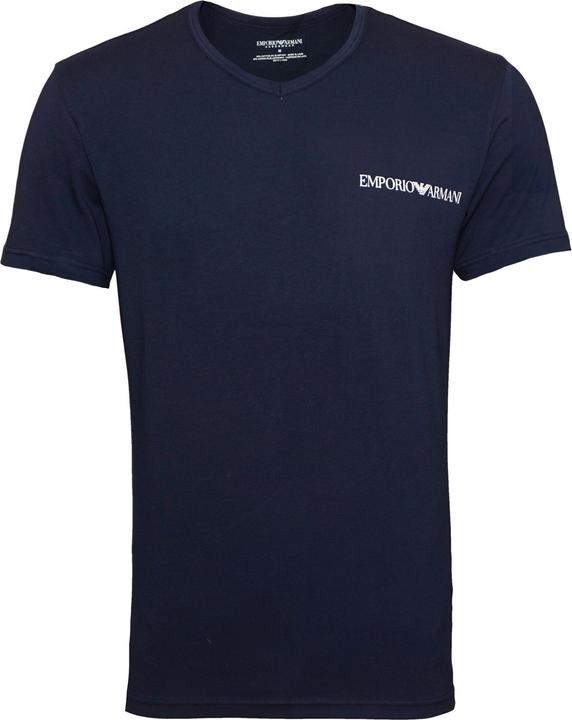 Produktbild Emporio Armani Shirt Basic-T-Shirts mit V-Ausschnitt und Logo-Print in Regular Fit (S)