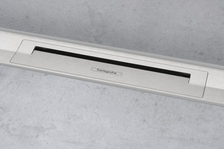 Actual product image hansgrohe HG shower channel RainDrain Flex kb. Wd-mon 900mm stainless steel brushed (900 mm)