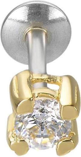 Produktbild Bijouteria Ohrpiercing (Silber 925, PVD Beschichtung, Zirkonia)