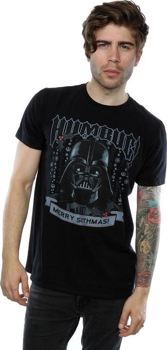 Image du produit Star Wars - T-shirt CHRISTMAS DARTH VADER HUMBUG - Homme (S)