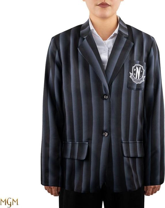 Immagine prodotto Cinereplicas Mercoledì Giacca Nevermore Academy Blazer nero a righe taglia S (S)
