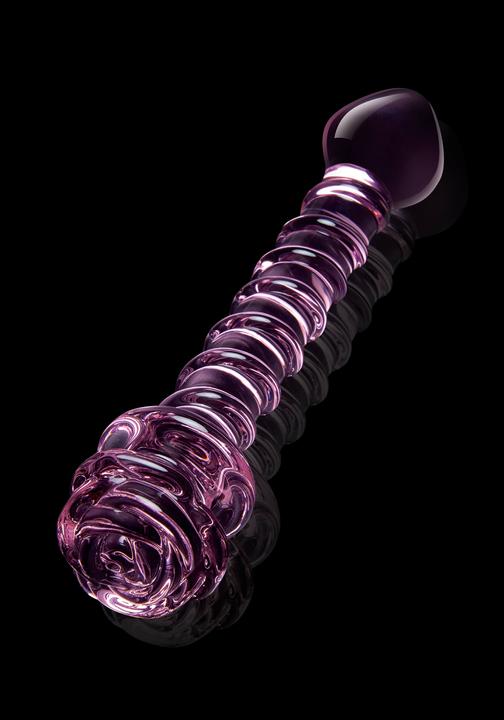 Produktbild Dream Toys Glaze Glass - Rosebud Spiral G-Spot Dildo
