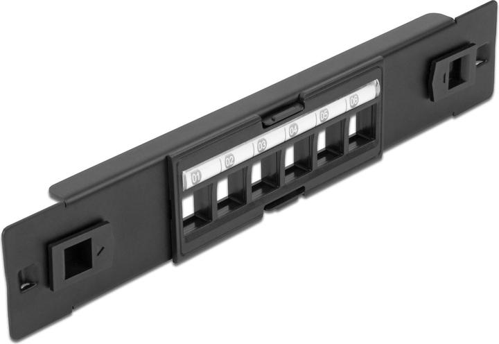 Delock Patchpanel 10″ Keystone 6-Port 10 Rack