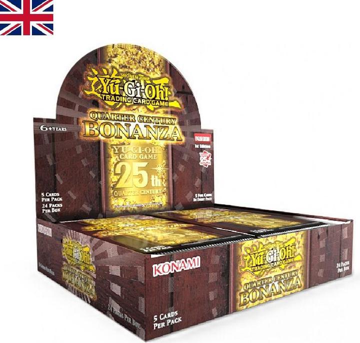 Immagine prodotto Yu-Gi-Oh Booster del Quarter Century Bonanza (Inglese, Display del booster)