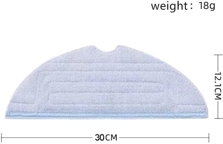 Immagine prodotto Hermex Alternative Wischtücher für Roborock S7 series Mop Aufsatz 2er Pack