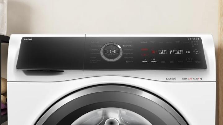 Actual product image Bosch Hausgeräte Bosch Series 8, washer-dryer, 10.5/6 kg, 1400 rpm, WNC254A90