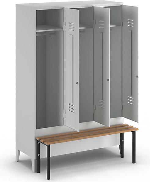 Image du produit Wolf Vestiaire avec banc en saillie (120 cm, 185 cm)