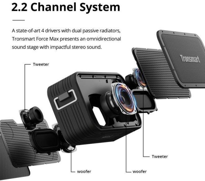 Produktbild Tronsmart Force Max (13 h, Akkubetrieb)