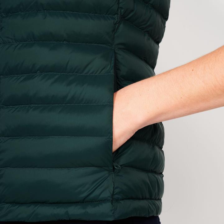 Actual product image Inesis Women's golf sleeveless down jacket - MW500 green (L)