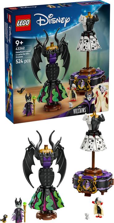 Actual product image LEGO The dresses of Malefiz and Cruella De Vil (43262, LEGO Disney)