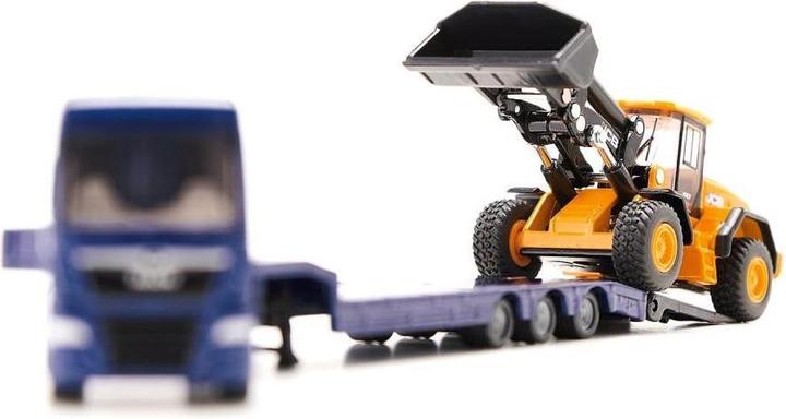 Actual product image Siku MAN truck JCB wheel loader+low loader
