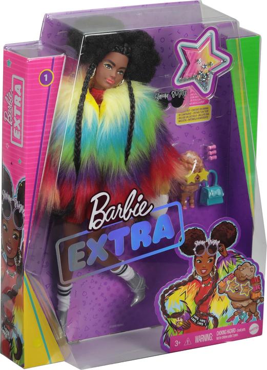 Immagine prodotto Barbie Bambola extra - Cappotto arcobaleno